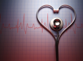 Heart and a stethoscope 